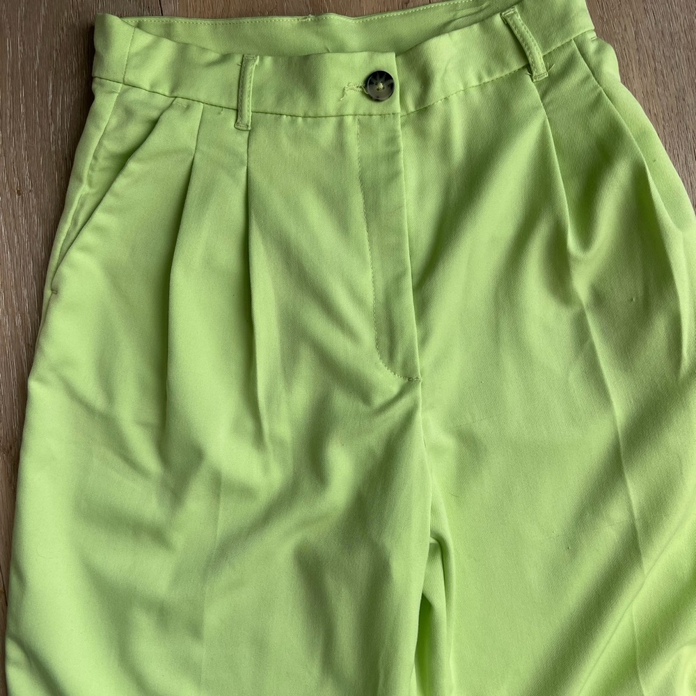 Monki pants lime green - Picture 4 of 4